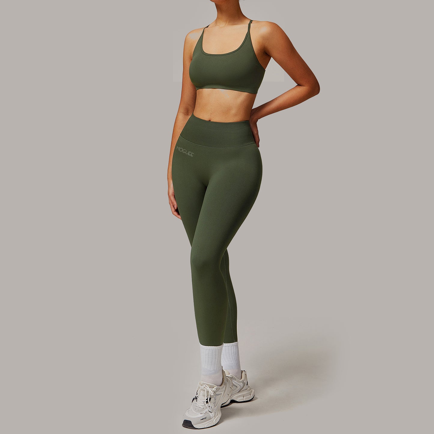 MOGUEE Sprint High-Waisted Running Leggings